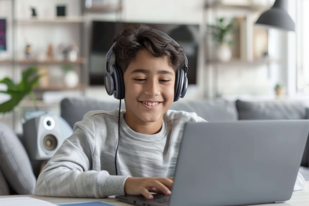 Boy Learning Tech Empowering Kids with Tech Skills